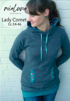 Ebook Hoodie Pullover Lady Comet Gr.34 - 46